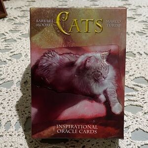 Cats Oracle Cards by - Pink and Purple